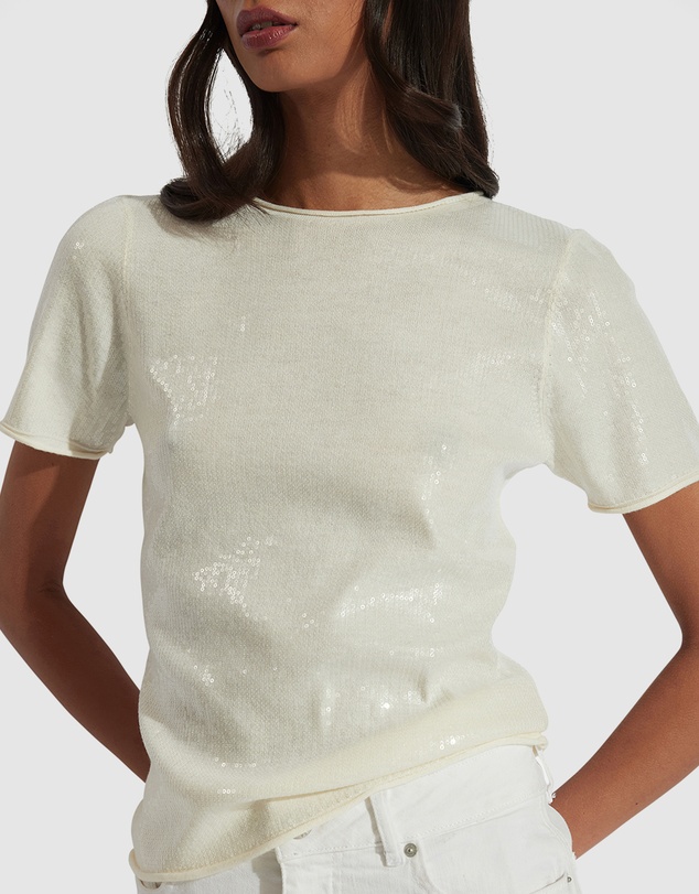 Decjuba - Sofia Sequin Knit Tee