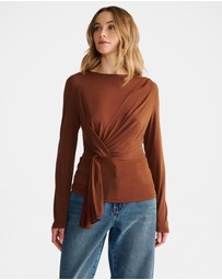 Decjuba - Jasmine Tie Detail Top