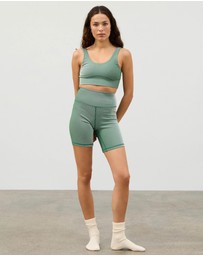 Zulu & Zephyr - Stripe Rib Crop Top