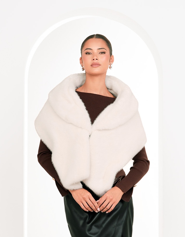 Pilgrim - Blakely Faux Fur Stole