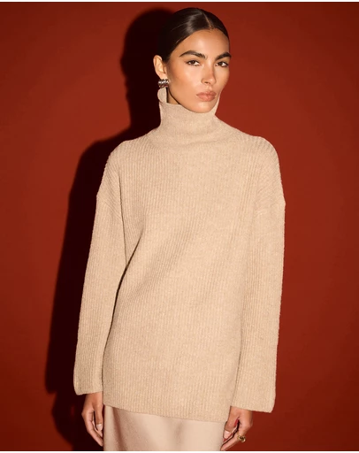 Staple the Label - Sabine Roll Neck Jumper