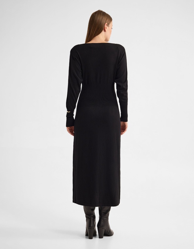 Oxford - Greta Knitted Balloon Sleeve Dress
