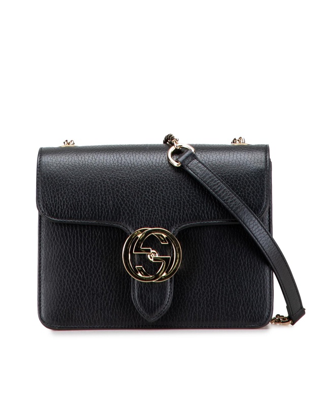 Pre-Loved by Azura Reborn - Pre-Loved Small Dollar Calfskin Interlocking G Crossbody
