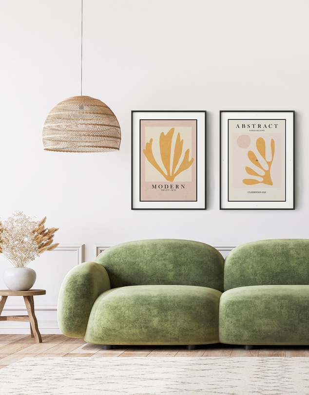 Olive et Oriel - Papiers Decoupes I Art Print