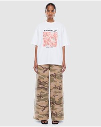 ENA PELLY - Coral Floral Tee