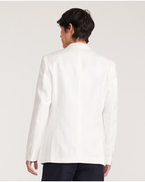 Calibre - Basketweave Blazer White