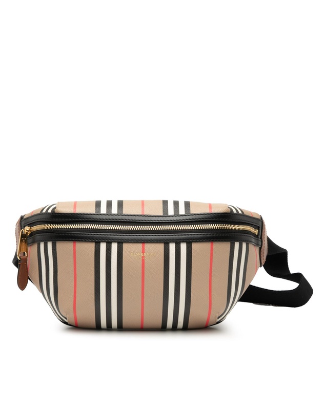 Pre-Loved by Azura Reborn - Pre-Loved Icon Stripe Coated Canvas Sonny Belt Bag