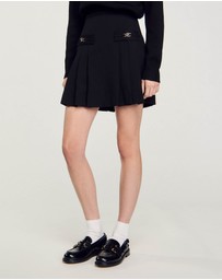 Sandro - Rebeca Woven Skirt