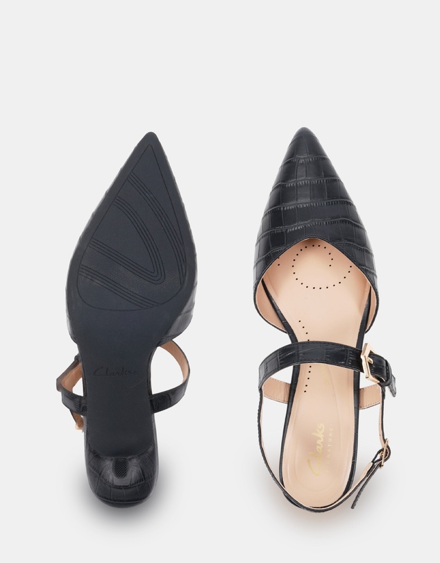 Clarks - Lake Black Croc