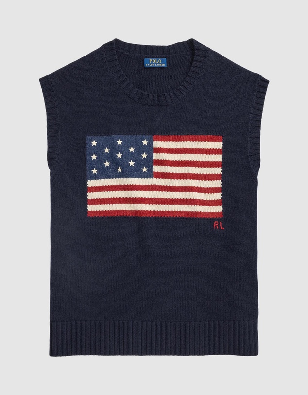 Polo Ralph Lauren - Big Fit Flag Sweater Vest