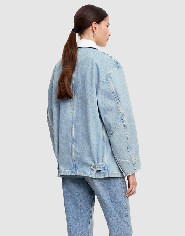 ARKET - Corduroy-Collar Denim Jacket