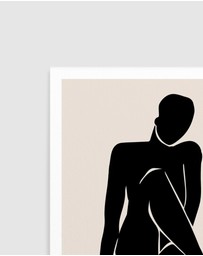 Olive et Oriel - Le Femme I Art Print