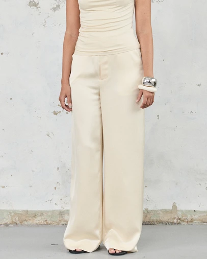FRIEND of AUDREY - The Satin Relaxed Pants
