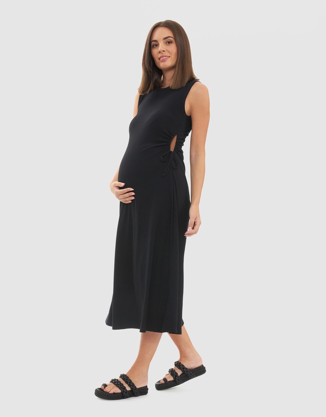 Ripe Maternity - Carol Rib A-line Dress