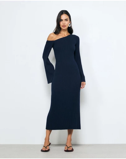 AERE - Tova Organic Cotton Knit Dress