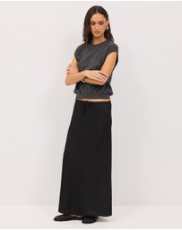 Calli - Isla Low Rise Maxi Skirt