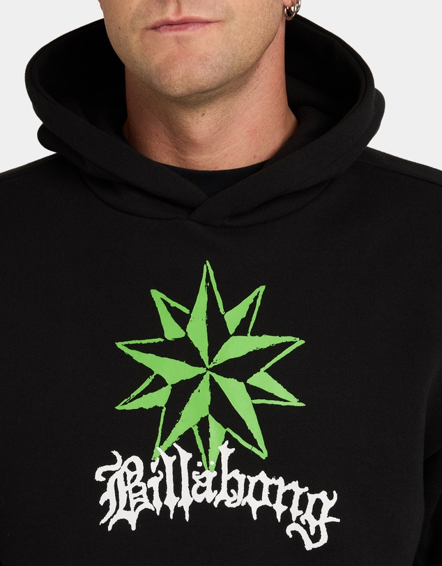 Billabong - Mens Creed Neon Star Pullover Hoodie
