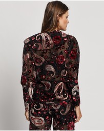 LENNI the label - Firefly Burnout Blouse