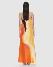 Christopher Esber - Aura Silk Strapless Dress