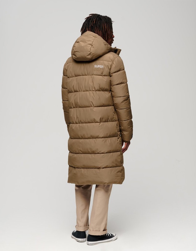 Superdry - HOODED LONGLINE SPORTS PUFFER