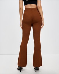 Third Form - Hooked In Knit Flare Pants