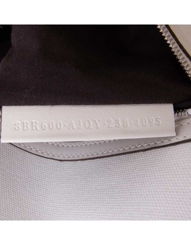 Pre-Loved by Azura Reborn - Pre-Loved Zucca Embroidered Canvas Baguette Satchel