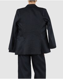 Amelius - Azure Linen Blazer