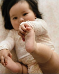 Kynd Baby - Comfy Bodysuit Long Sleeve in Spring Blossom