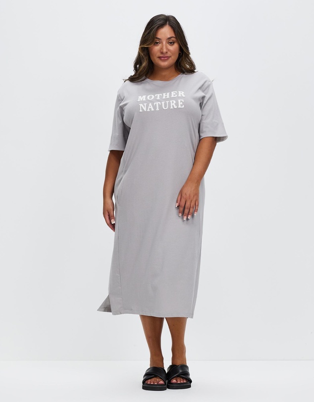OMM Label - Mother Nature Birthing and Postpartum Nursing Gown