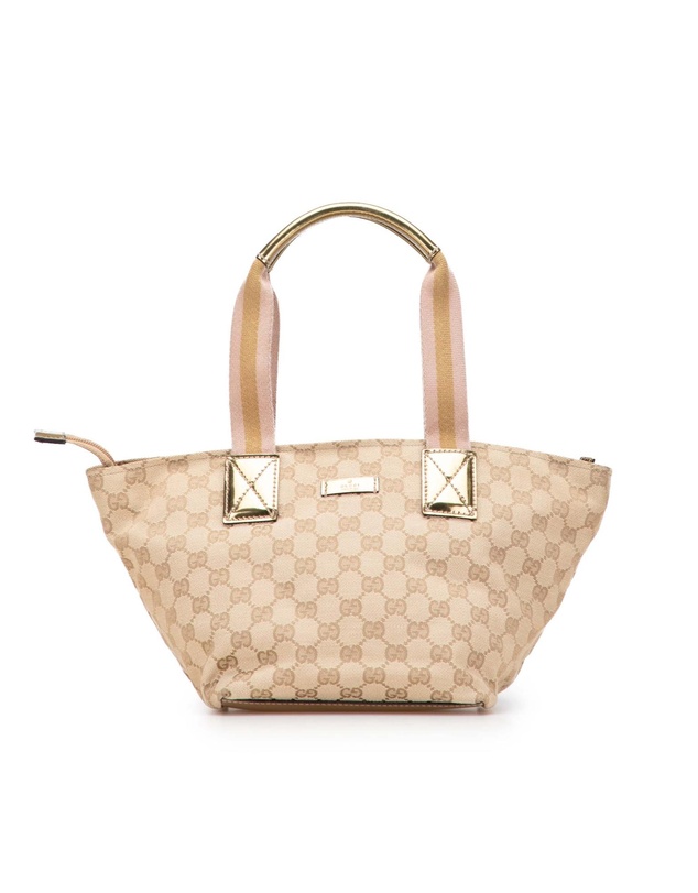 Pre-Loved by Azura Reborn - Pre-Loved GG Canvas Web Handbag