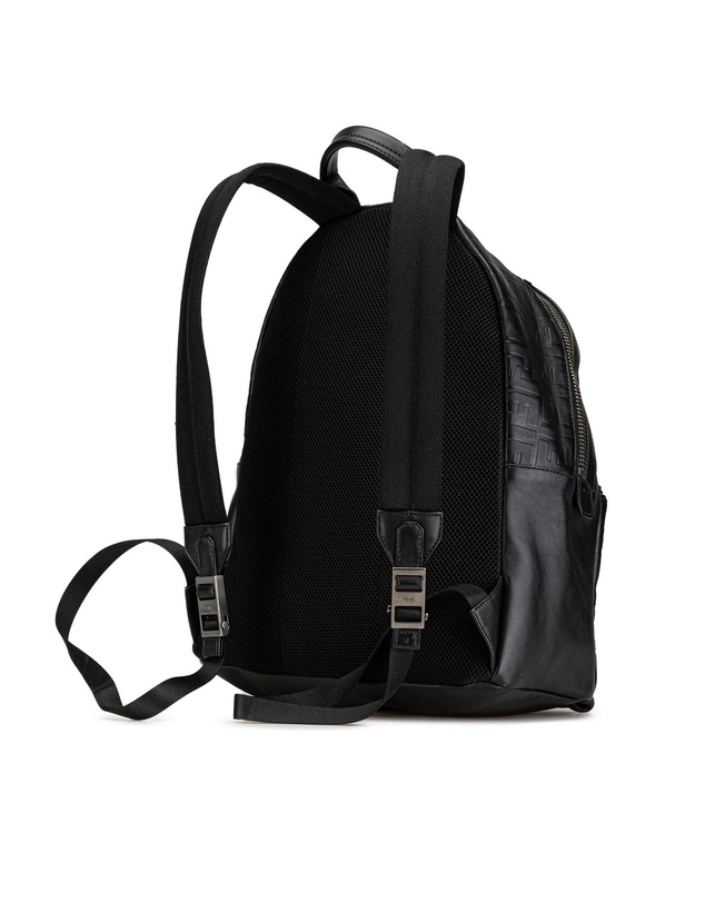 Pre-Loved by Azura Reborn - Pre-Loved Vitello Grace Zucca Embossed Leather Backpack