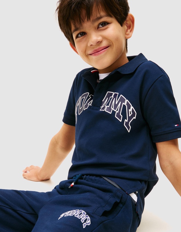 Tommy Hilfiger - Varsity Logo Print Fleece Joggers - Kids