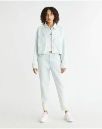 Calvin Klein Jeans - Oversized Cropped Denim Shirt