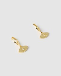 Miz Casa and Co - Ophira Eye Huggie Earrings