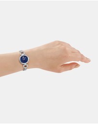 DKNY - Milanese Silver 26mm Blue Dial Womens Watch