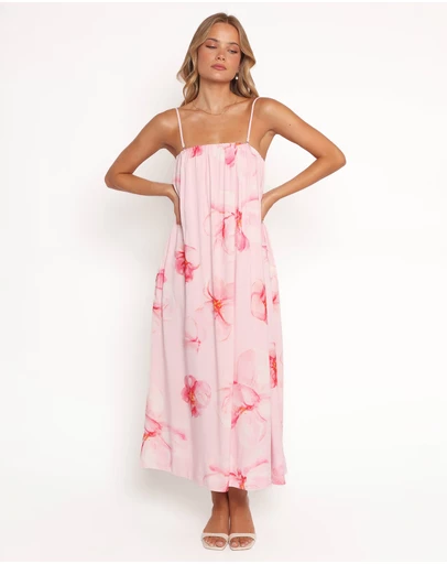 Petal & Pup - Margherita Maxi Dress - Pink Floral