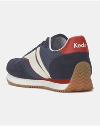 Keds - Rena Nylon/Suede Blue/White/Red