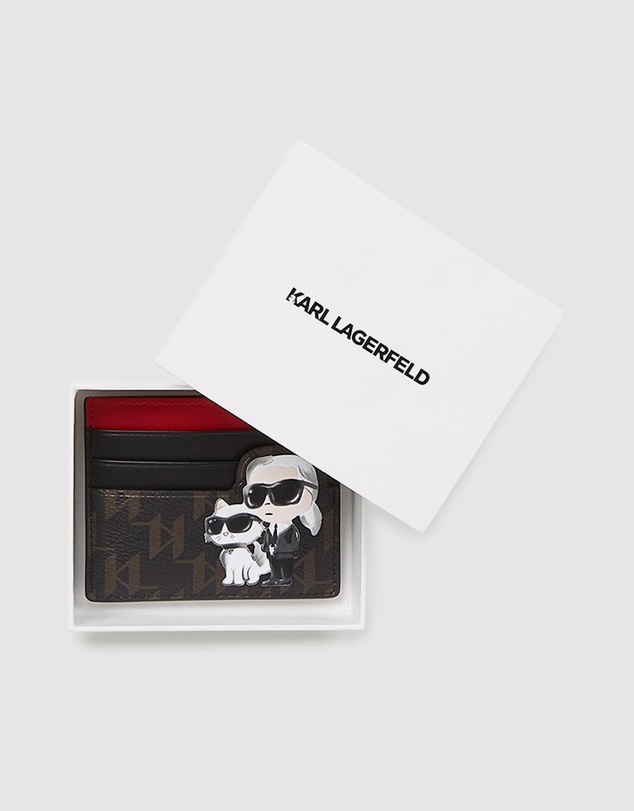 Karl Lagerfeld - Ikon Monogram Card Holder