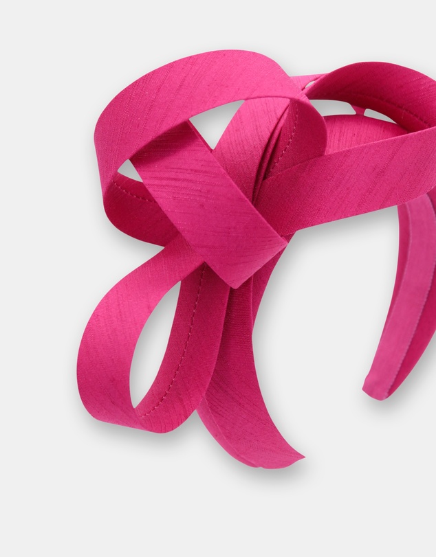 Morgan & Taylor - Mel Fascinator in Hot Pink