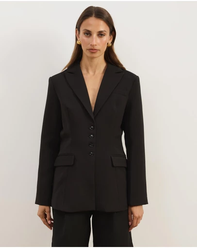 Atmos&Here - Melody Tailored Waist Blazer