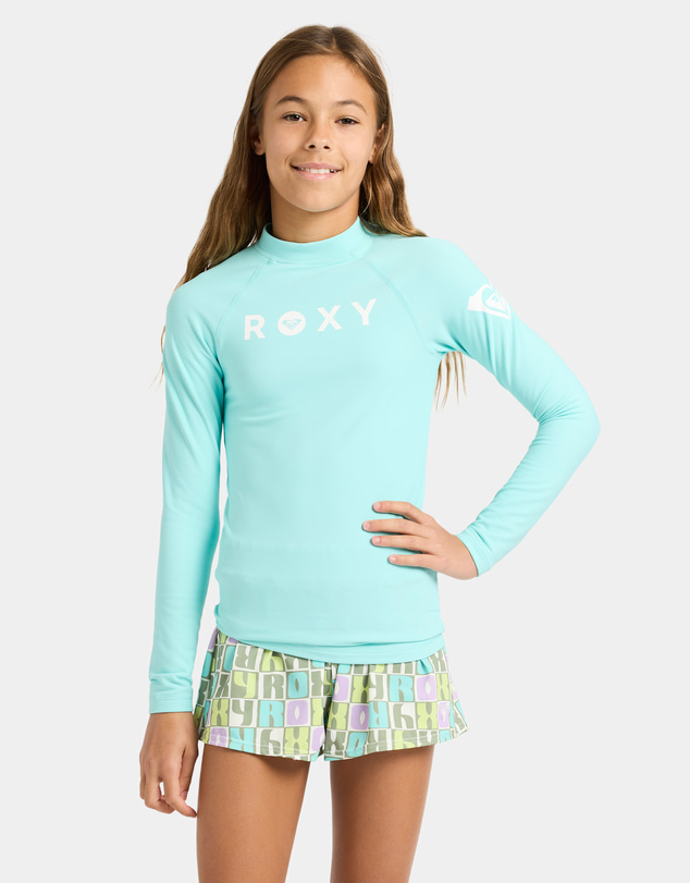 Roxy - Girls 4 to 16 Girl Heater Long Sleeve Lycra Rash Vest