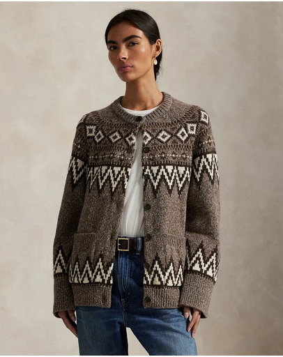 Polo Ralph Lauren - Fair Isle Wool-Blend Cardigan