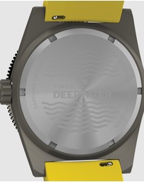 TIMEX - Deep Water Reef 200 SST Black Dial Yellow Rubber Strap