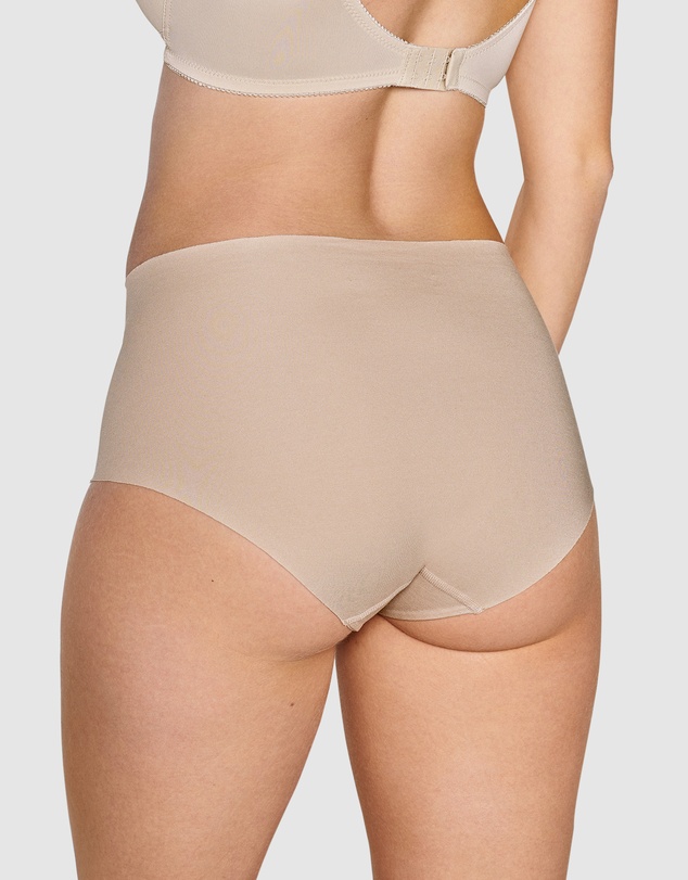 Naturana - Cotton & Modal Seamless High Waist Brief