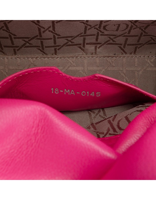 Dior - Pre-Loved Mini Lambskin Cannage Lady Dior