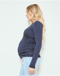 Soon Maternity - Base Soft Rib Feeding Top