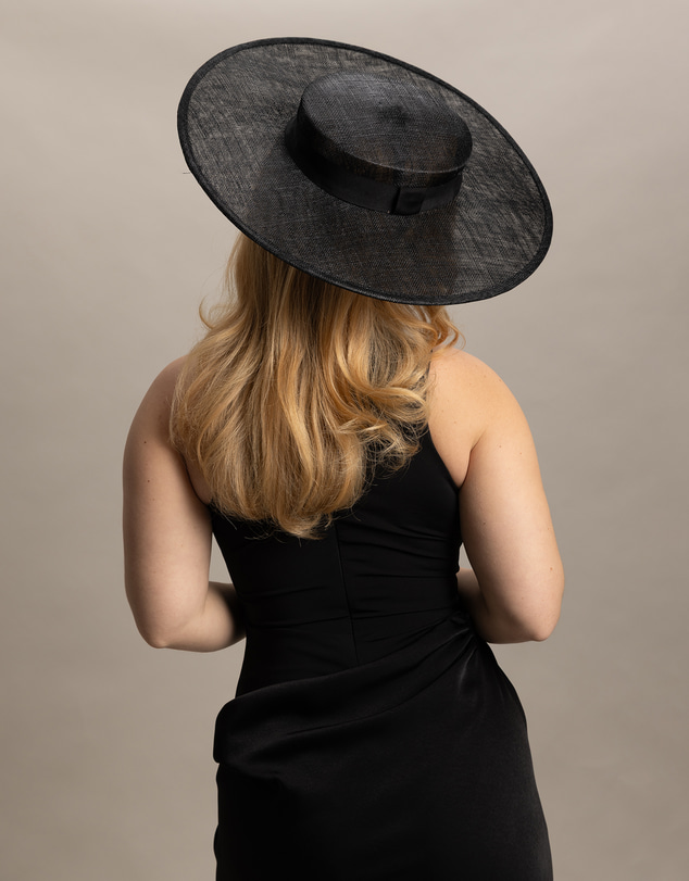 Morgan & Taylor - Alissa Racewear Boater in Black