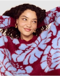 MINKPINK - Amara Intarsia Knit Jumper