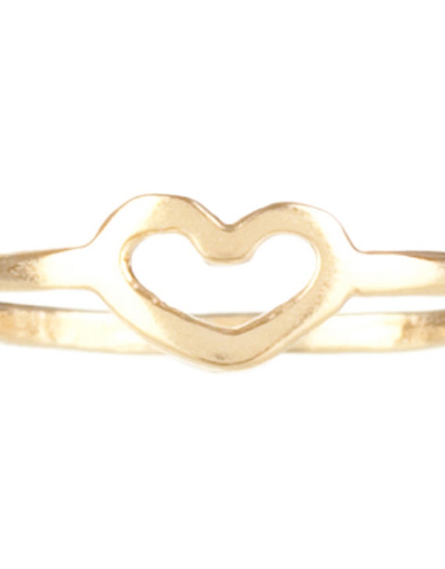 Dogeared - Charmed Open Heart Ring