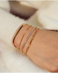 Ania Haie - Ania Haie Gold Box Chain Bracelet
